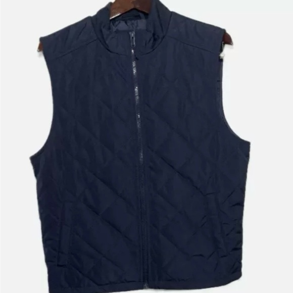 Goodfellow & Co Men’s blue puffer vest size M NWOT